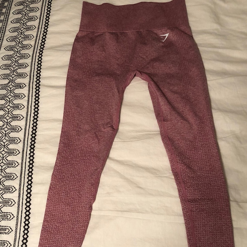 Gymshark Dusty Pink Marl Vital Seamless Leggings